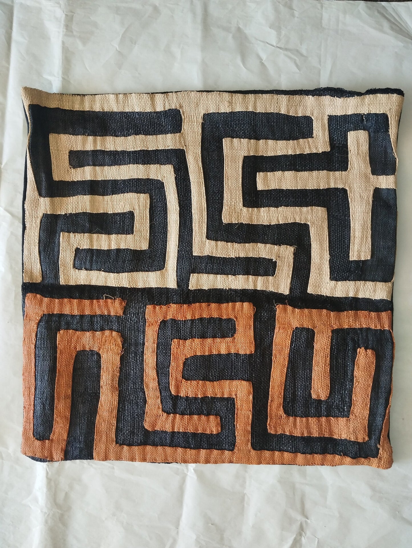 Cojin tela Kuba africano