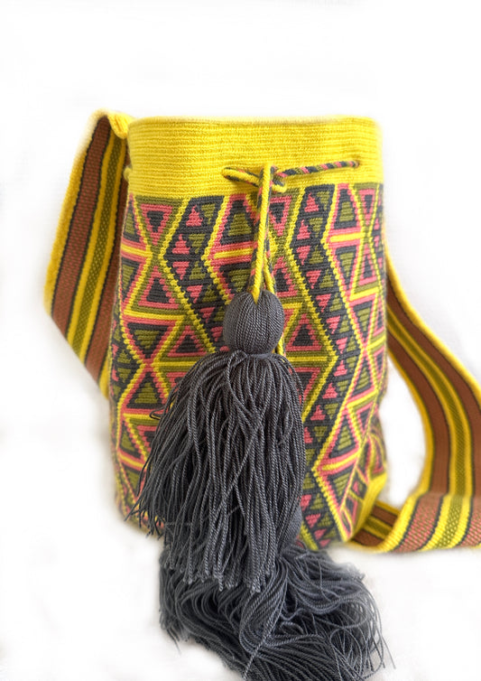 BOLSO WAYUU  AMARILLO
