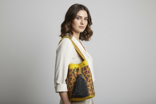 BOLSO WAYUU  AMARILLO