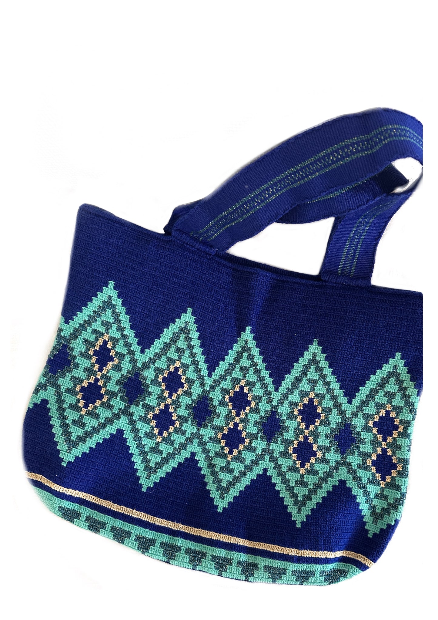 BOLSO WAYUU  AZUL
