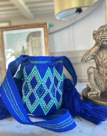 BOLSO WAYUU  AZUL