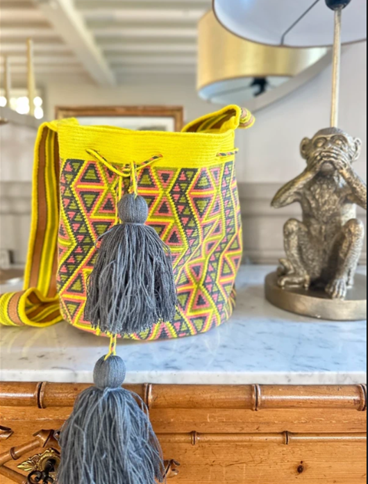 BOLSO WAYUU  AMARILLO
